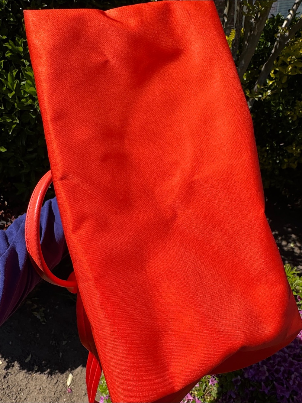 Longchamp Canary orange Le Pliage Tote with Removable Shoulder Strap - Picture 6 of 10